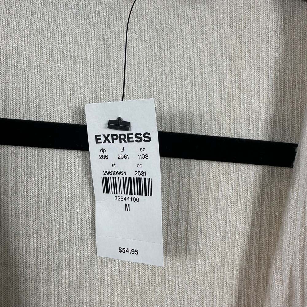 Express Deep V-Neck Lightweight Bodysuit Size Medium - Picture 4 of 5